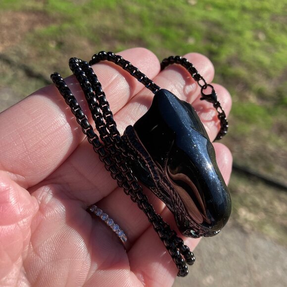 Unisex Black Stainless Steel Xenomorph Alien Jewelry Pendant - Picture 6 of 7